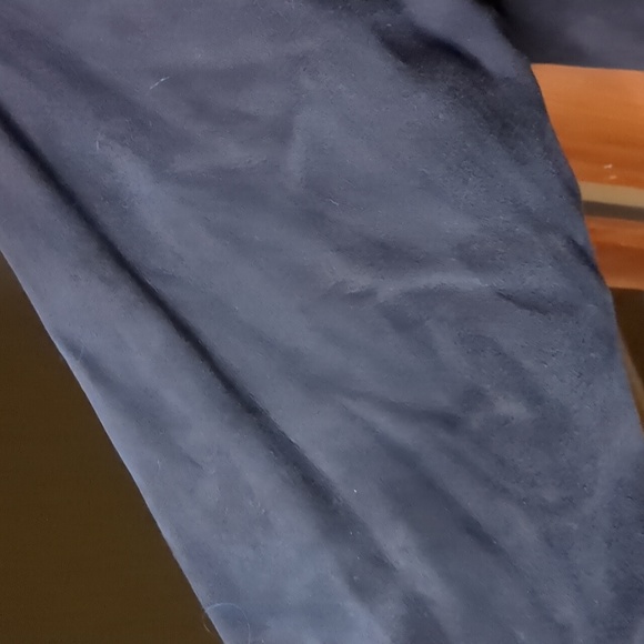 Vintage snap front closure 💯 suede leather long sleeve western style shirt - Picture 3 of 10